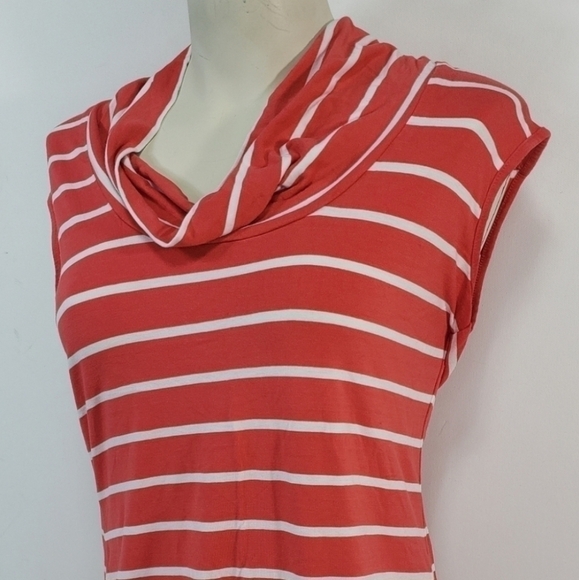 Banana Republic Red & White Stripped Blouse - Picture 1 of 7